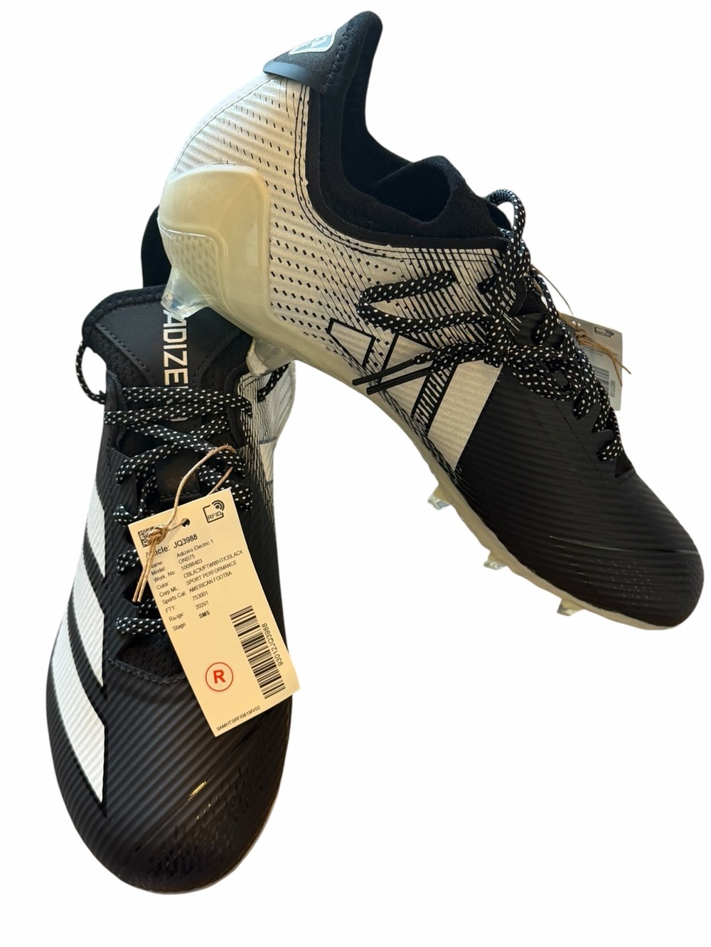 NWT adidas Adizero Electric.1 Football Cleats Size 9 SAMPLE